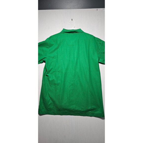 Nautica Deck Polo Shirt Men’s Large Solid Green Short Sleeve New Without Tag - Picture 3 of 3
